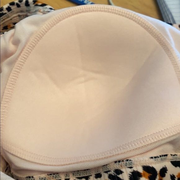 Leopard Ribbed Hipster Bottoms and Bralette  Bikini Women’s Size Plus 14W NEW - Picture 3 of 14